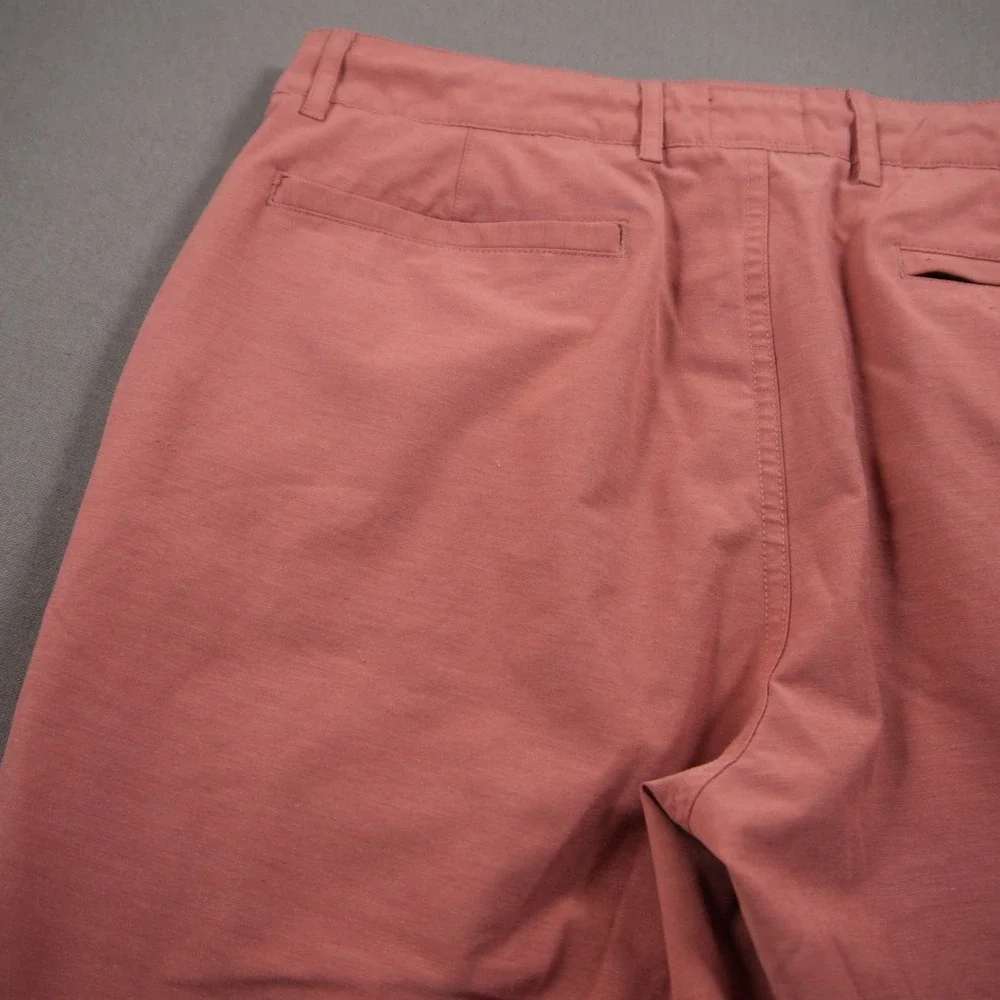 Faherty All Day Hybrid Drawstring Men Shorts 32 MBS2334 Swim Pink Beach Coastal